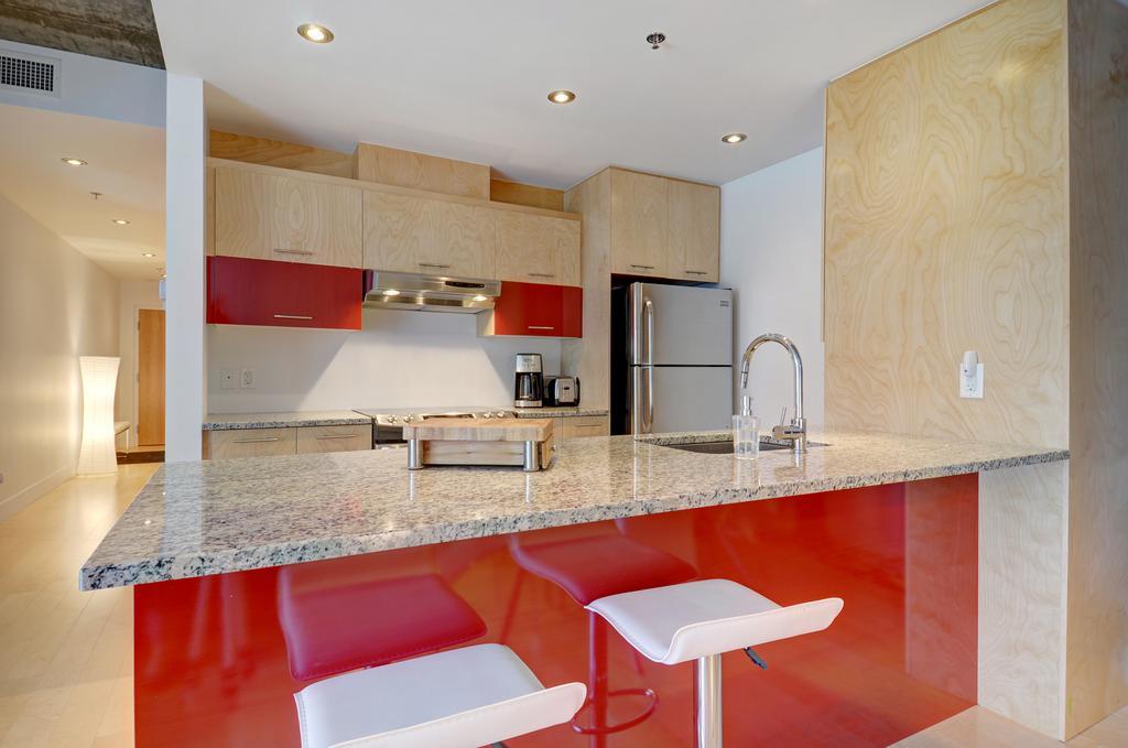 Apartamento Les Immeubles Charlevoix - Le 760-204 Ciudad de Quebec Habitación foto
